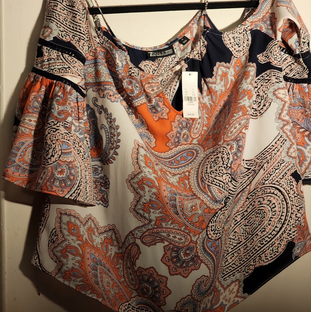 Pasley print blouse from ny and co